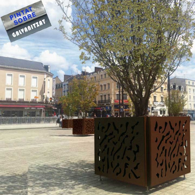 Jardinera per a palmeres Venècia acabat monocrom